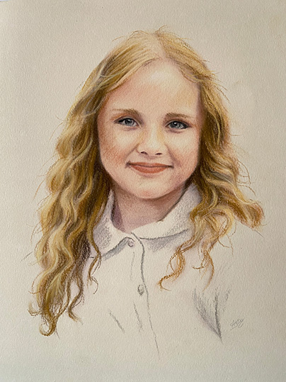 Pastel portrait